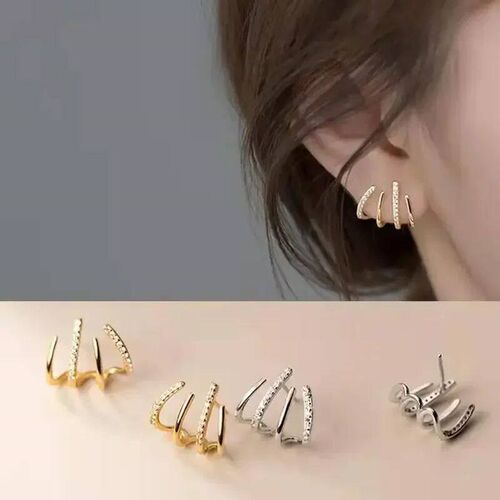 Fashion Exquisite Rhinestone Decor Ear Cuff earring for Woma