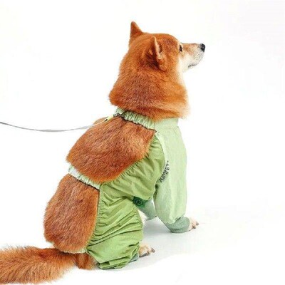 Breathable Dog Four Legged Clothing Adjustable Straps