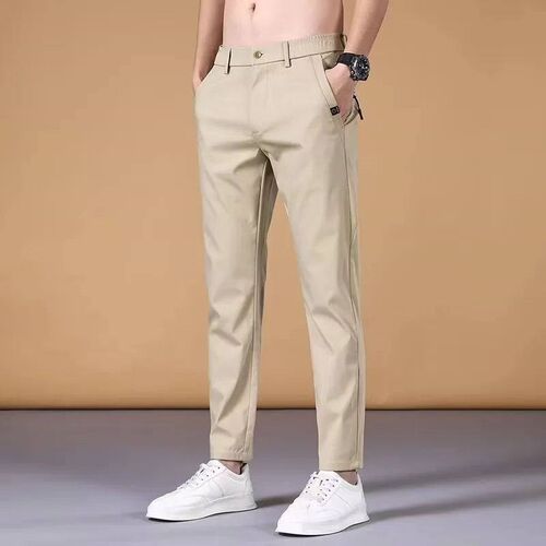 Fashion Mens Pants Summer Suit Pants Casual Korean Mens Pa