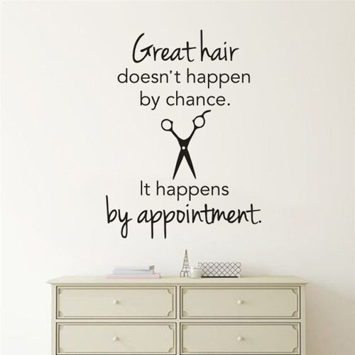 Great Hair Quote Wall Art er Hairdress Style Window Poster H