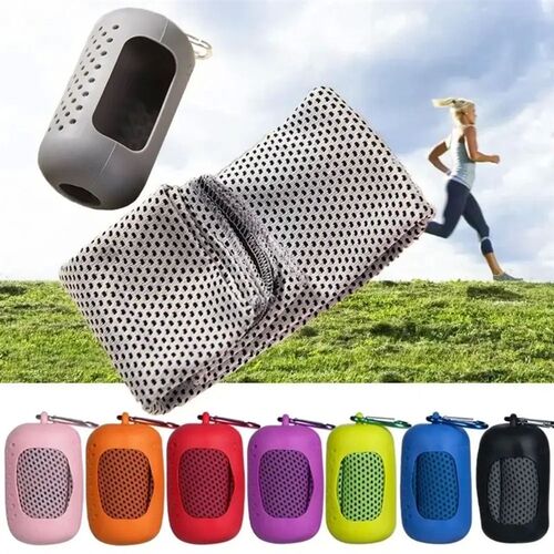 Summer Quick Dry Fitness Cool Towel Portable Mini Silica Gel