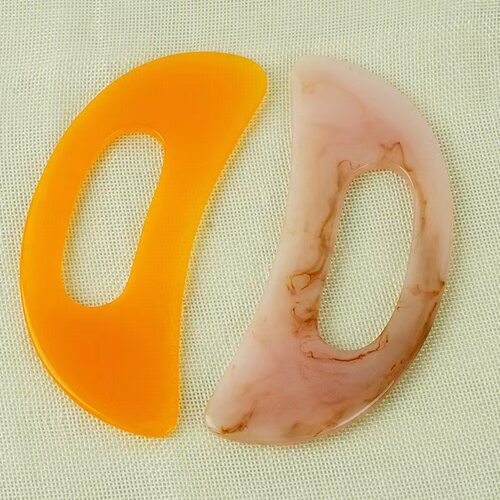1Pc Guasha Board Resin Beeswax/Synthetic Resin Tool Scrpy ap