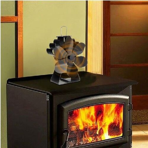Heat Powered Stove Fan Fireplace Fans Circulating Warm Air