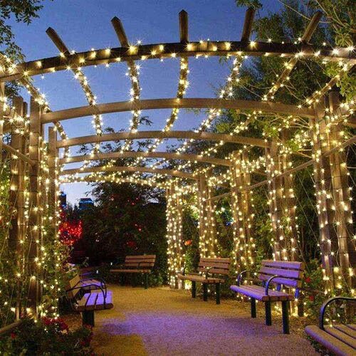 Xmas Solar Led String Lights Outdoor Waterproof Garland Fest