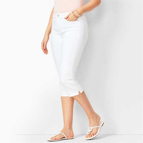 Sales Womens 7-point Jeans Slim-fit Slimming Denim 7-point