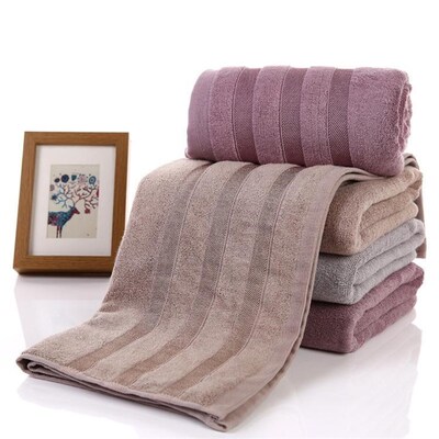 Bamboo Fiber Towel Set Beach Bath Towel Washcloth Furniture