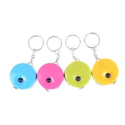 New Candy Color Keychain Tape Measure 1.5 Meters Quantity