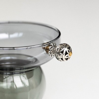 器想茶谈茶漏茶滤不锈钢茶水分离器玻璃泡茶茶隔滤网茶配件