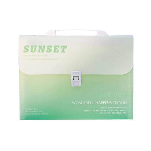Gradual color folder, large capacity multi-layer test paper
