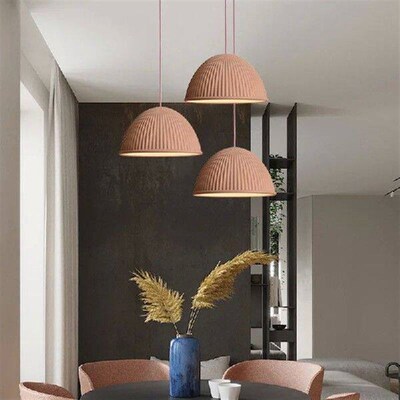 Nordic Pumpkin Restaurant Chandelier Modern Simple Danish