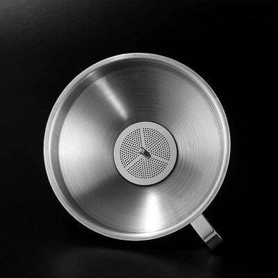 Stainless Steel Funnel Filter Screen for Home Kitchen, Tradi