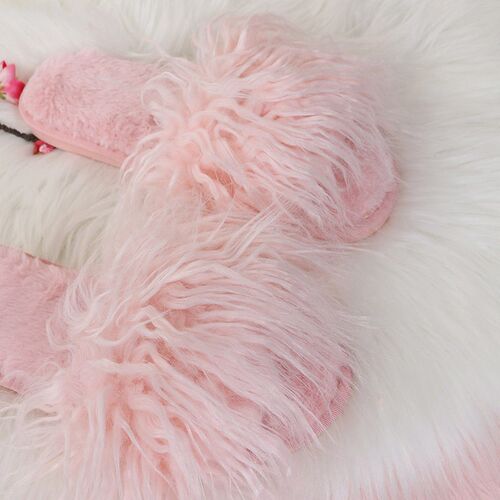 Slippers, Long-haired Women, Open-toe Korean Style, Fashiona