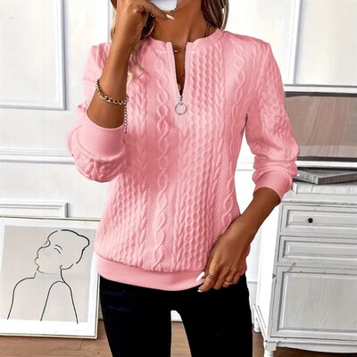 2025tk Hot Sale Womens Pullover Sweep Four-in-one tton Casu