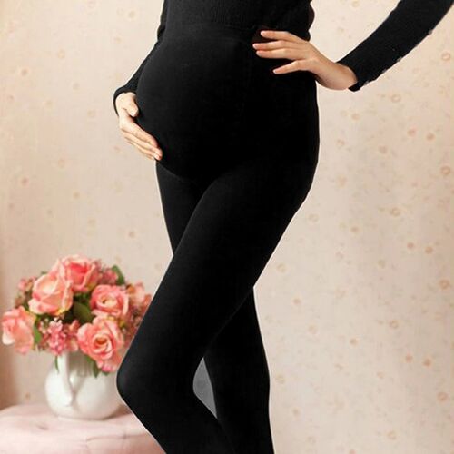 120D Women Pregnant Socks Maternity Hosiery Solid Stockings