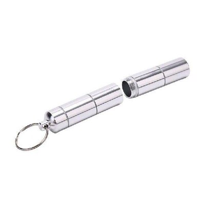17mm Capsule Shape Aluminum Pill Case Delicate Seal