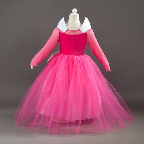 Halloween Sleeping Beauty Costume Summer Girls Aurora Dress