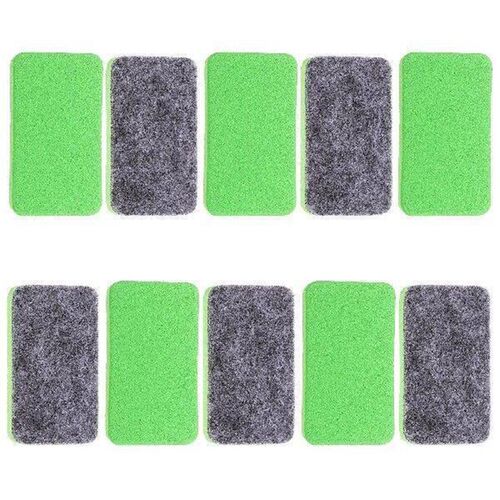 10 Pcs Eraser White Board Whiteboard Dry Erasers Portable