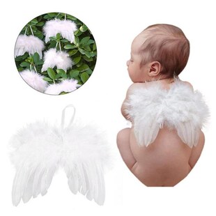 Newborn Wings Feather Kids Chic Angel Props Wing Photography