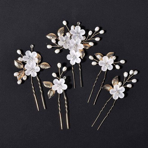 Handmade Floral Bridal Tiara Headband Women Prom Hair Crown