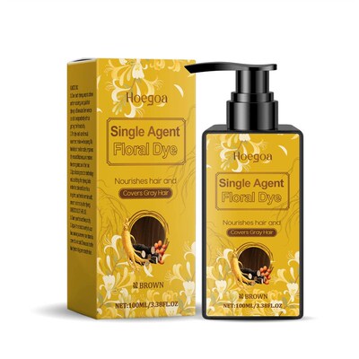 HOEGOA Brown Hair Dye - Gentle Ingredients Nourish and Softe