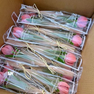 毕业季扭扭棒小玫瑰成品花束郁金香节日团建手工教师节创意七夕节