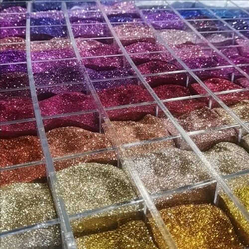 10g/Pack Nail Art Holographic Glitter Powder 0.2mm Laser Fin
