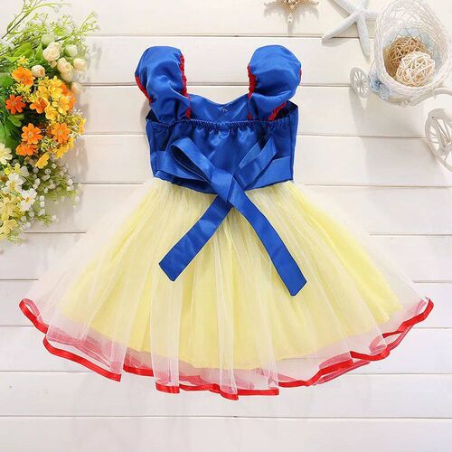 Snow White Cosplay Dress for Girls Carnival Costume 1-5 Yrs
