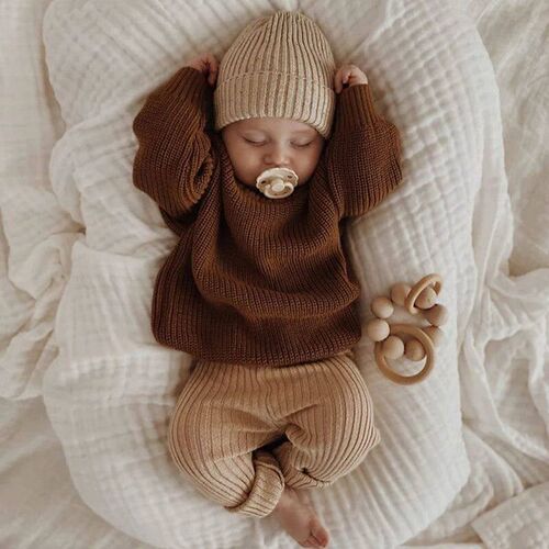 Children Baby Loose Sweater Knitted Autum Winter Baby Boy Gi