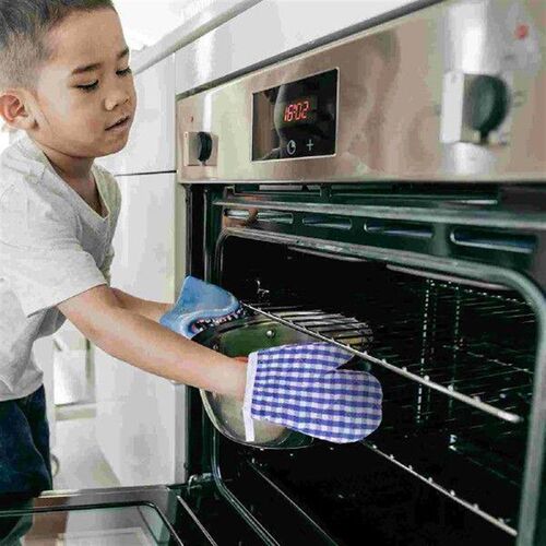 2 Pcs Microwave Gloves Child Baking Kids Girls Toys