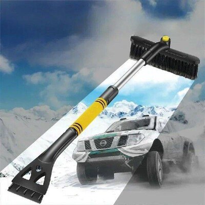 Extendable Ice Scraper for Car Detachable Snow Brush with
