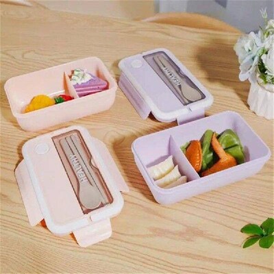 Compartment 1400ML Portable Lunch Box Kids Students Office