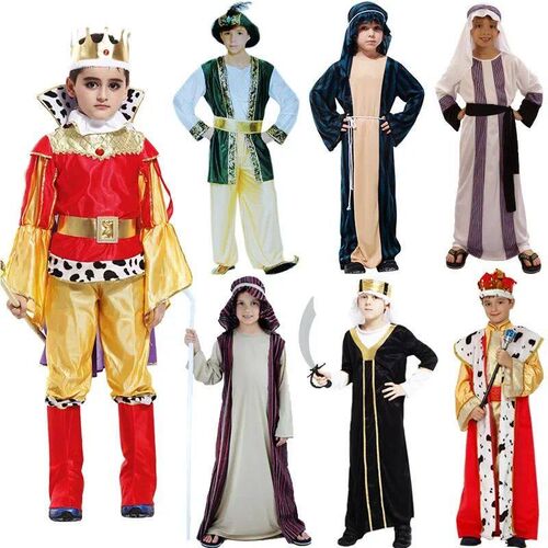 Children Arab  Clothing King Prince Carnival for Kids