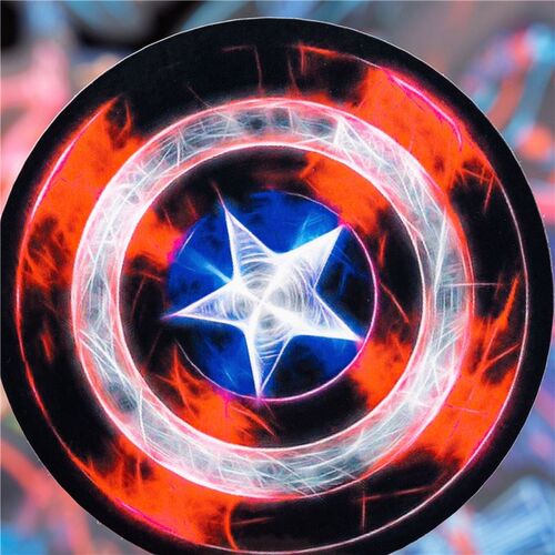 30PCS Neon Superhero Avenger Stickers Sets For Guitar