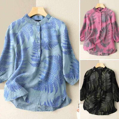 Womens Evening Dress Printed Womens Sleeve Shirt Top