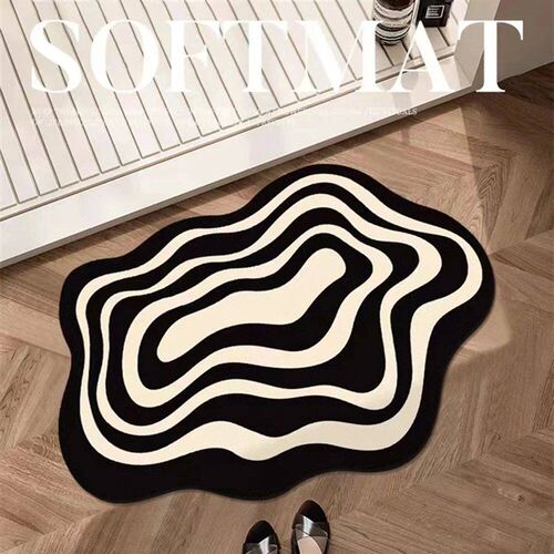 Super Absorbent Bathroom Mat Non-Slip Diatom Mud Toilet Pad