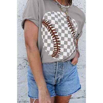 Casual All-match Loose Three-point Sleeve Top Womens 2025 B