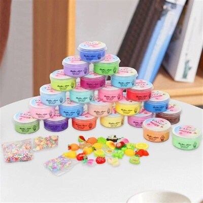 24 Pieces Butter Slime Kits Slime Clay Creative Art Crafts