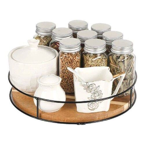 360 Degree Rotating Countertop Storage Rack Versatile Lazy