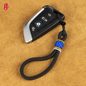 繁花招财平安汽车钥匙挂绳男女纯手工编织钥匙扣手腕挂件创意个性