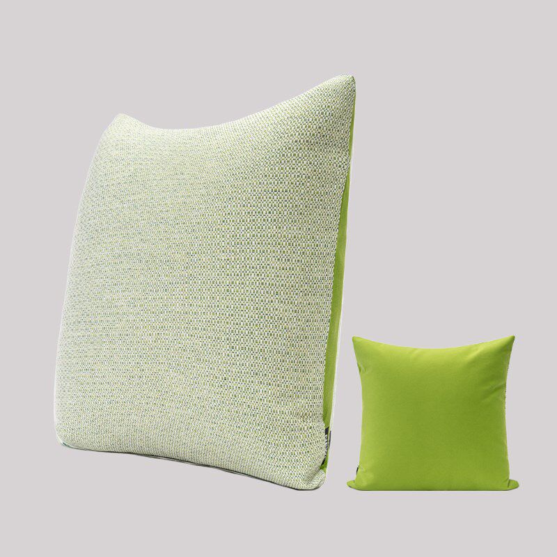 新宸优品高级感户外防晒防泼水抱枕庭院露台酒店沙发绿色靠垫组合