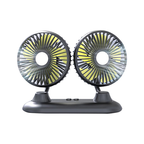 车载风扇12V24V大货车电风扇usb接口强力静音电风扇车内降温神器