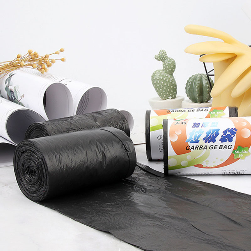 加厚黑色塑料垃圾袋连卷点断式清洁中号家居办公室袋子厨房防水袋,家庭/个人清洁工具,家用垃圾袋,淘宝优惠券,粉丝福利购,淘宝优惠卷