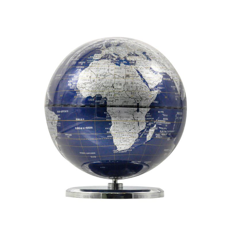 会唱歌的发光地球仪摆件小号自转八音盒音乐盒六一儿童节生日礼物