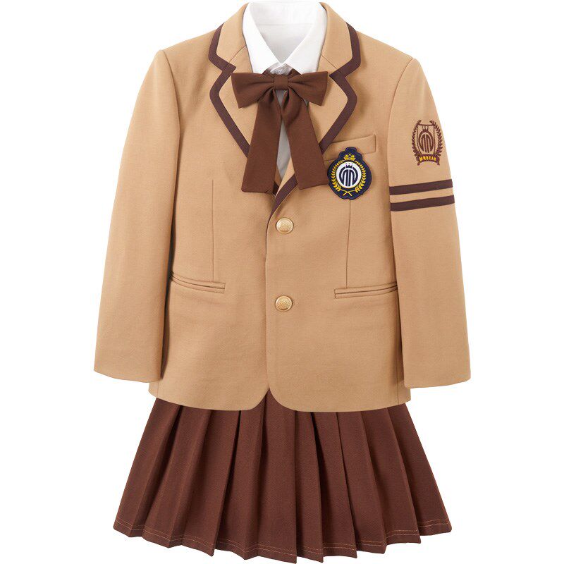 校服套装小学生英伦风贵族幼儿园园服春秋装JK制服儿童西装三件套