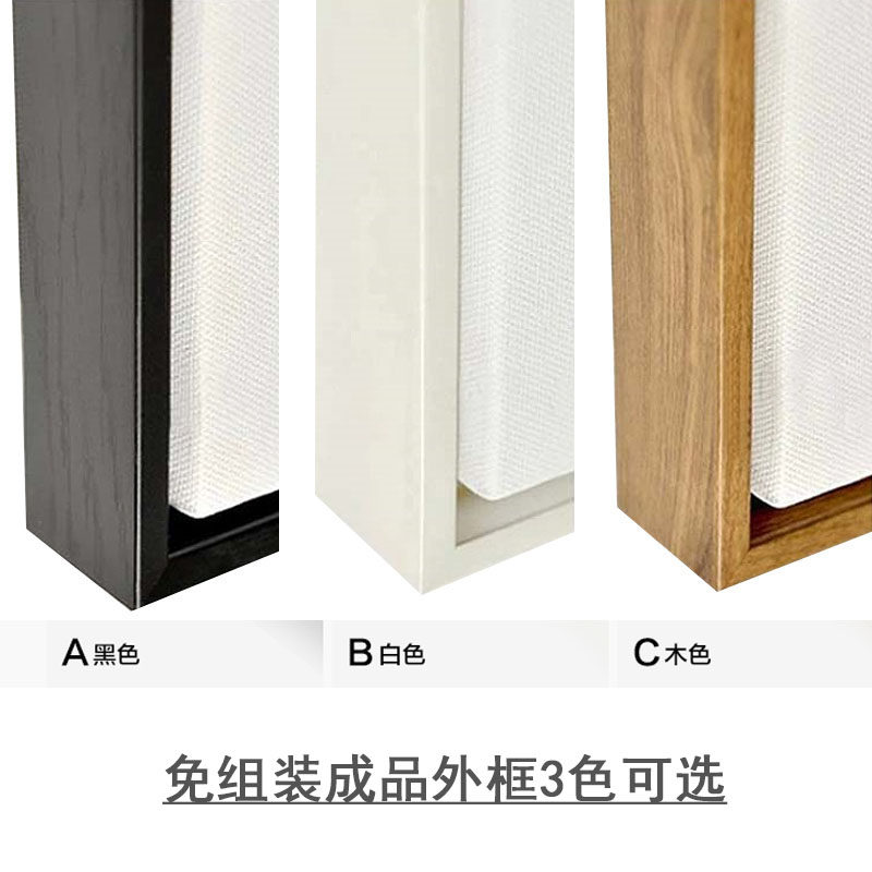 diy手绘丙烯填色减压数字油画北欧风景花卉卡通人物客厅装饰40x50