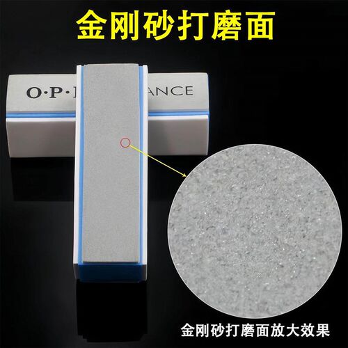 Dual-sided polishing sponge sandpaper block, mirror finish p