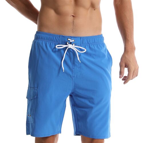 Mens Solid lor Beach Pants Mens Shorts Mesh Breathable Qui