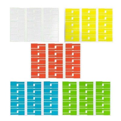 30Pcs Self-Adhesive Cable Label Waterproof Identification