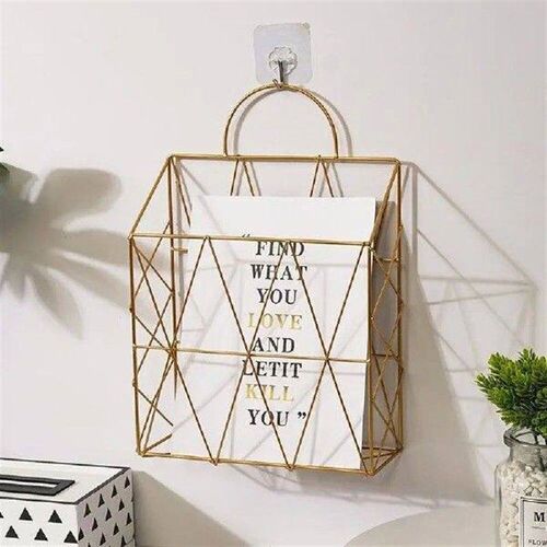 Wall Mounted Newspaper Holder Fashion Multi-purpose