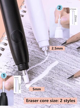 Deli Mechanical Pencil Eraser Drawing Cute Kneaded Electric